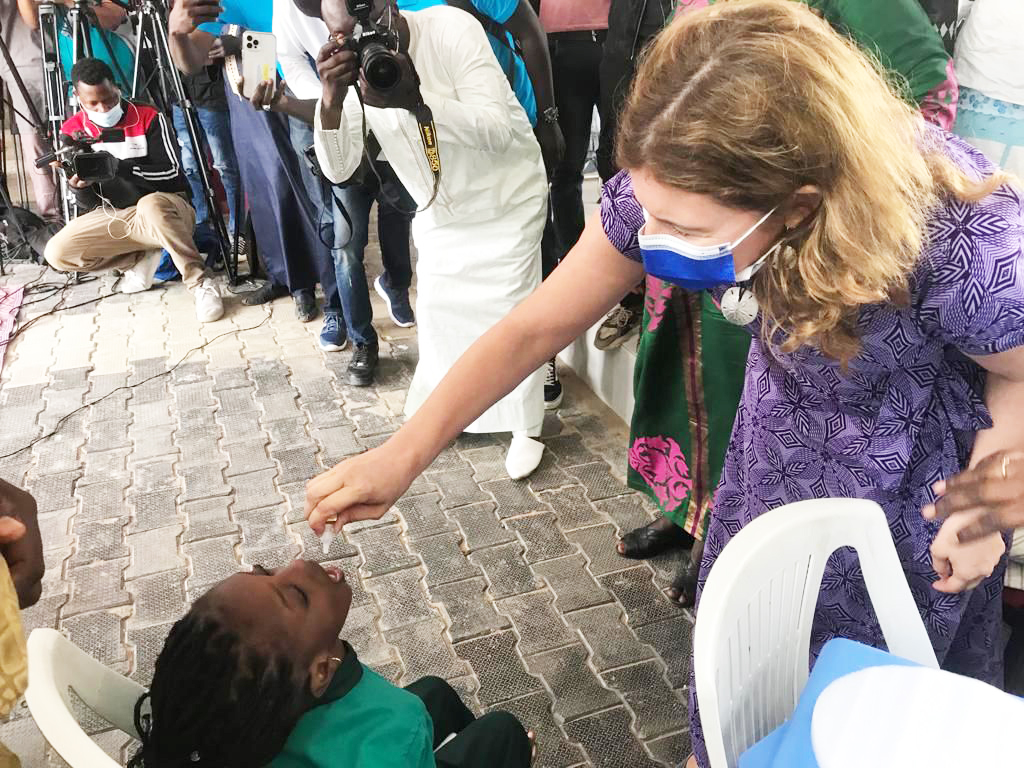 Au nom de chaque enfant en vie aujourd’hui grâce aux vaccins au Sénégal.