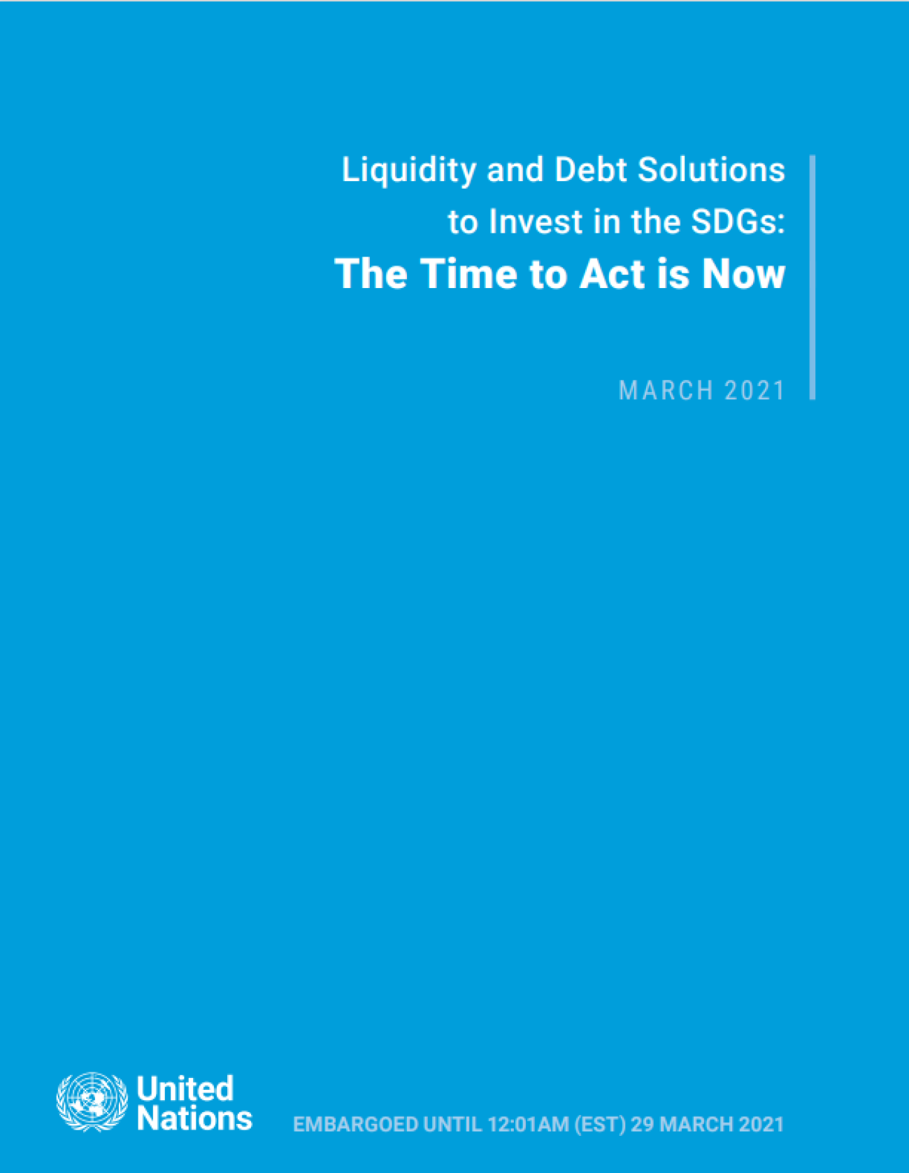 Secretary-General's Policy Report on Debt and Solutions