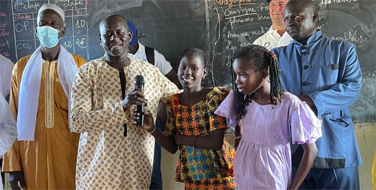 Maimouna Sarr à l'école