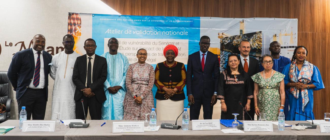 Atelier de validation du profil de vulnérabilité et l’étude sur l’impact de la ZLECAF sur les perspectives de transformation structurelle.