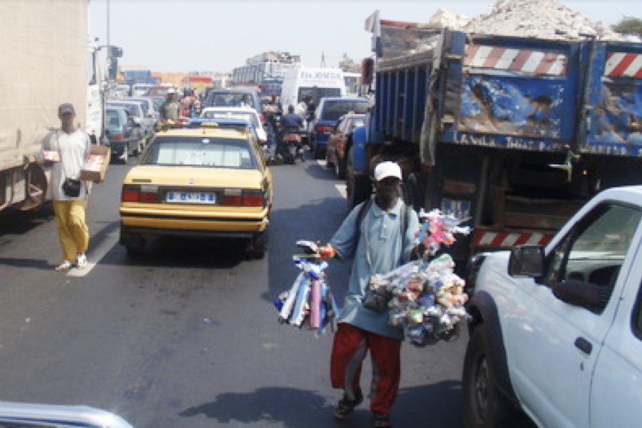 une image de Babacar Kane vendeur dans la ville de Dakar