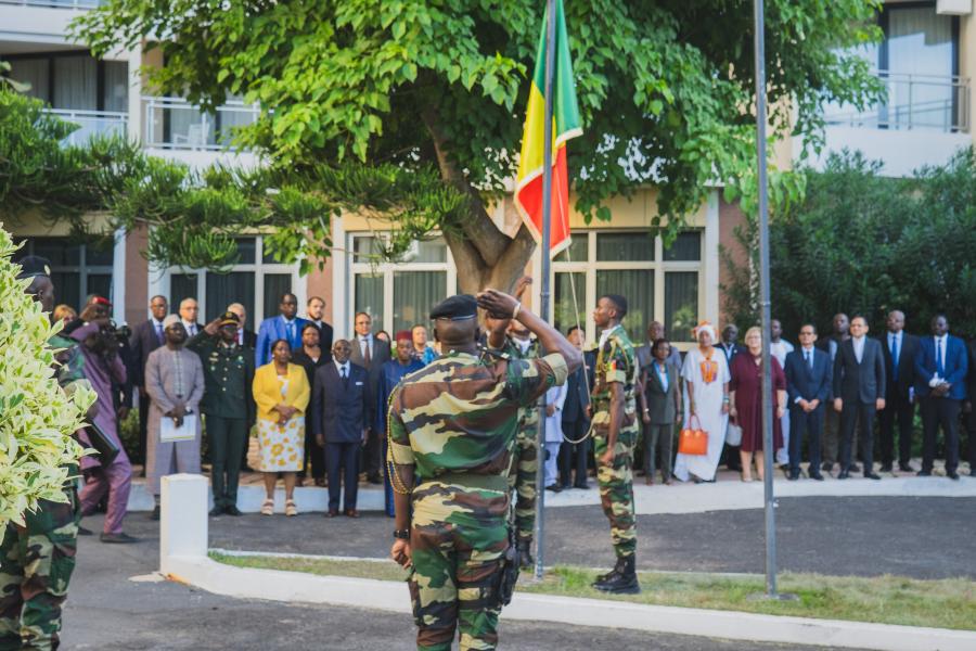 Cérémonie officielle Journée des Nations Unies 2023 - Levée des couleurs.