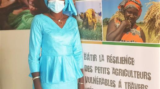 Mme Siré Dabo, chargée de Programme Résilience et Développement rural au bureau Sénégal du Programme alimentaire mondial (PAM).