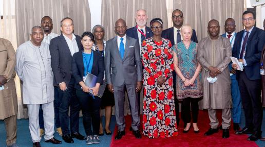 Visite de Winnie Byanyima au SNU Sénégal